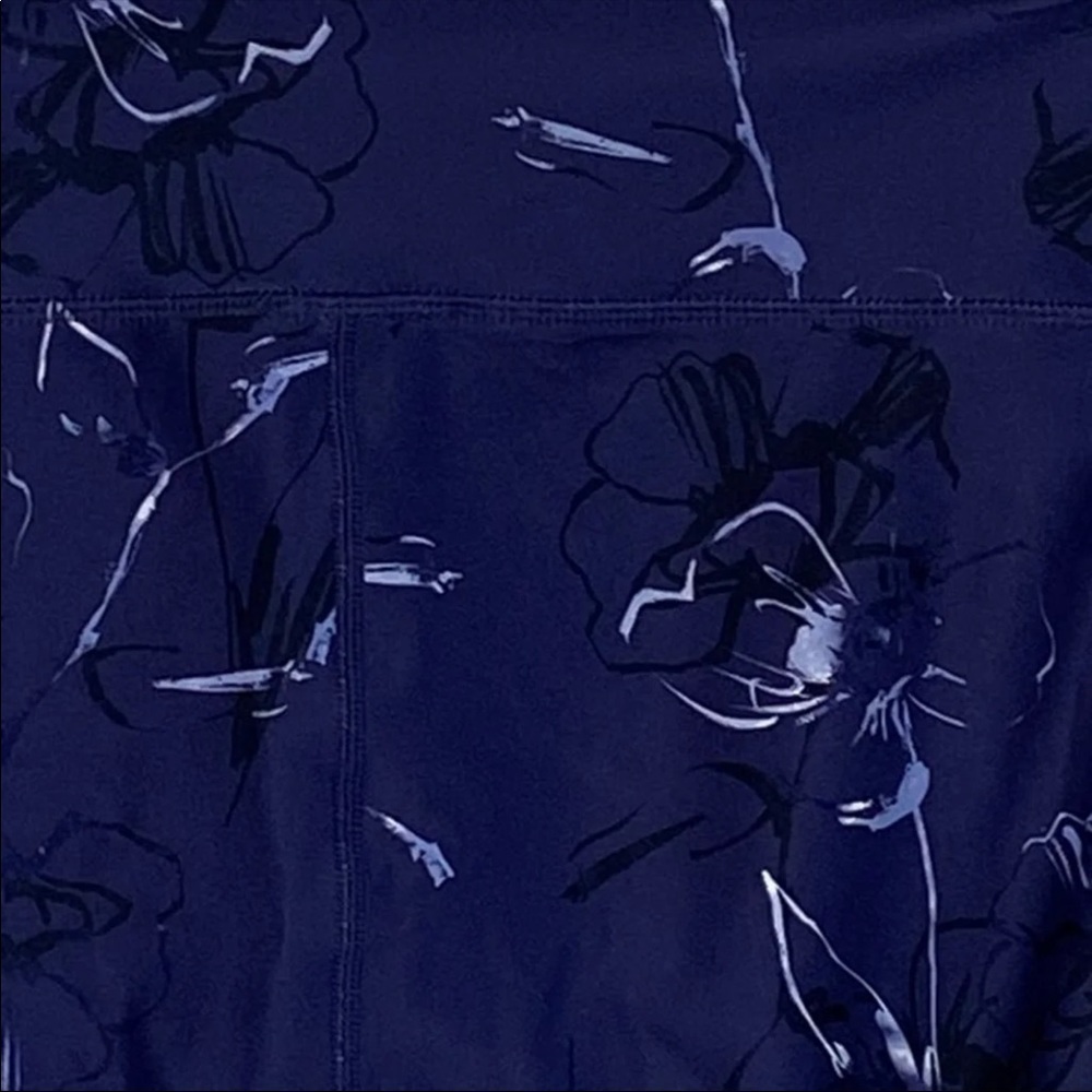 Fabletics Blue Flower Leggings - image 3